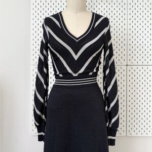 Vintage Roncelli Wool Knit Blend Dress size S